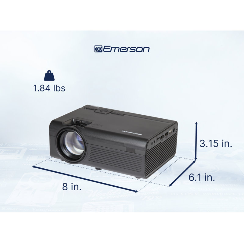 150" Home Theater Portable LCD Projector 