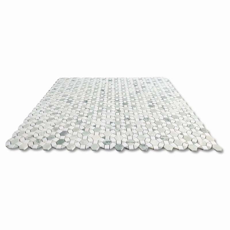 12" x 11" Marble Mosaic Sheet Subway Wall & Floor Tile
