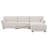 Modern Chenille Couch Sofa Sectional with Extra-Wide Seat Cushion-1599840535
