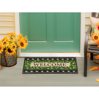 Tapis d'extérieur antidérapant Boxens Border Kensington 9,25 po x 28,25 po