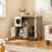 Cat Litter Box Enclosure With 3 Sisal Scratching Posts For Indoor Cats