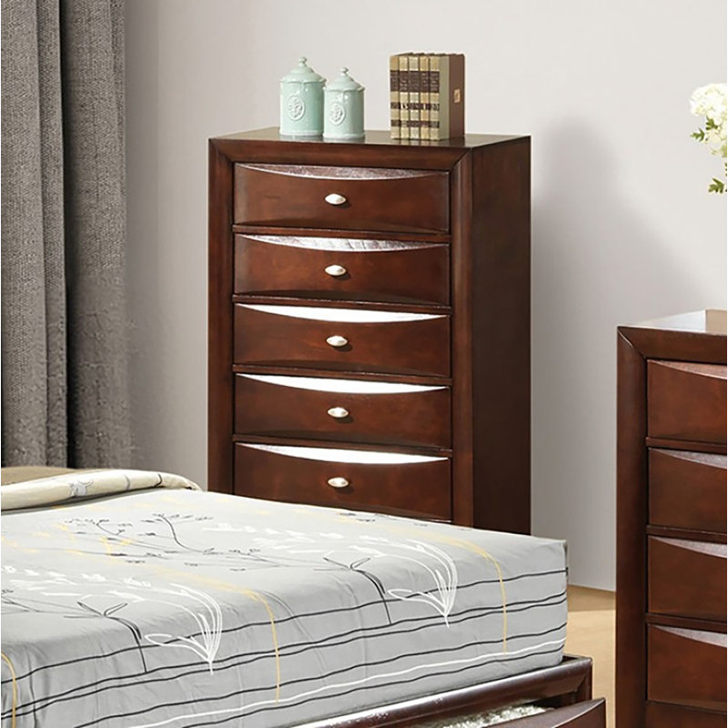 Houchins 5-Drawer Chest, Espresso