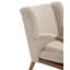 Chaise d'appoint Mid-Century moderne, fauteuils rembourrés avec coussins-119441188