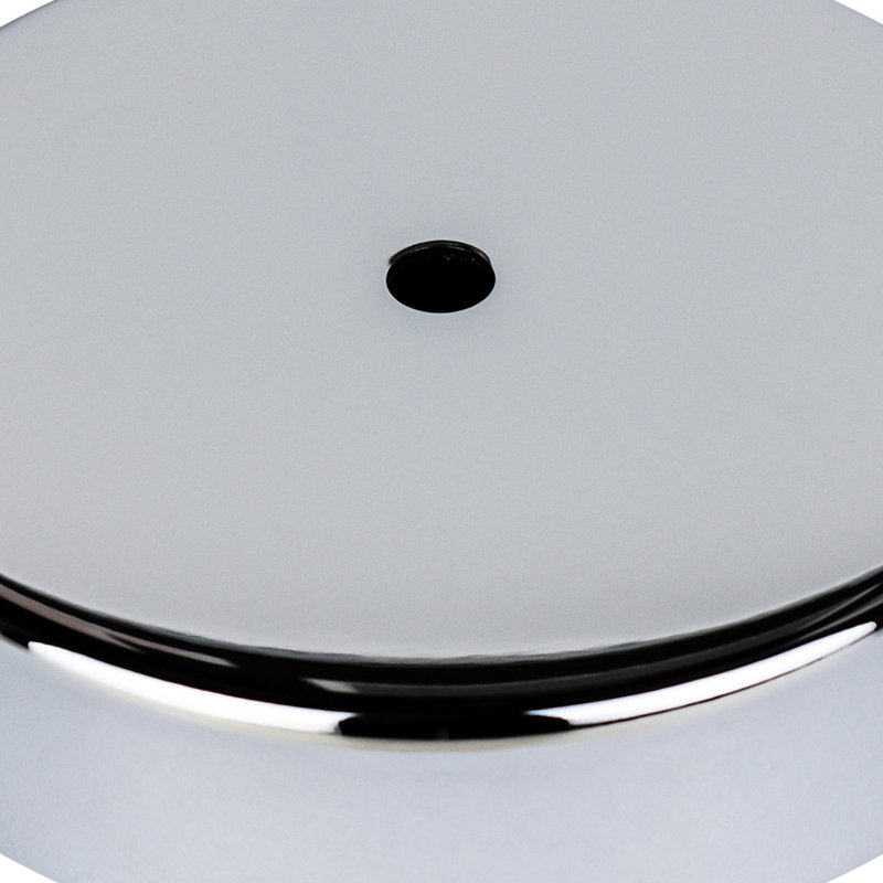 Luminaire suspendu simple 1 lumière Mist, Chrome chrome, Miel