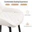 Chaise rembourrée en similicuir-1596612531