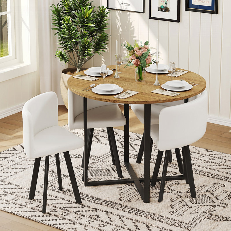Table de salle à manger Rustic, Blanc