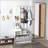 Combination Model Gate Cabinet With Shoe Cabinet+Hang Shelf+ Mirror-427211063
