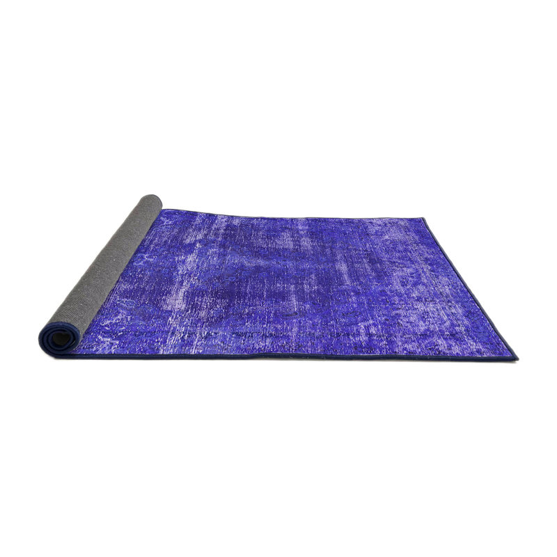 Tapis mauve abstrait, Rond 7 pi