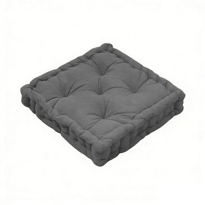 Square Microfiber  Floor Pillow /Cushion,Yellow.