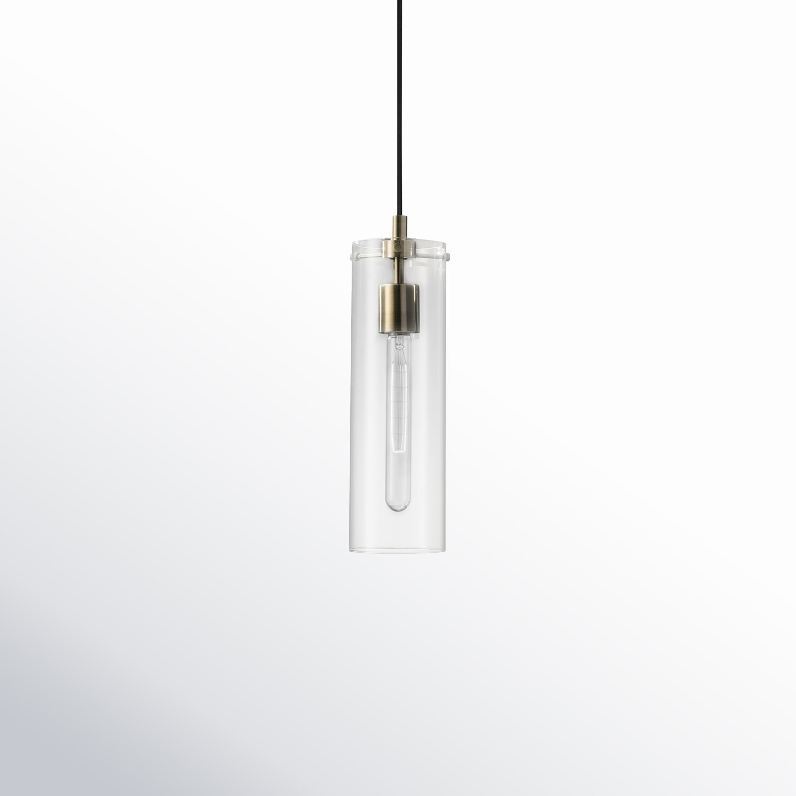 Gilbert Single Light Glass Dimmable Pendant