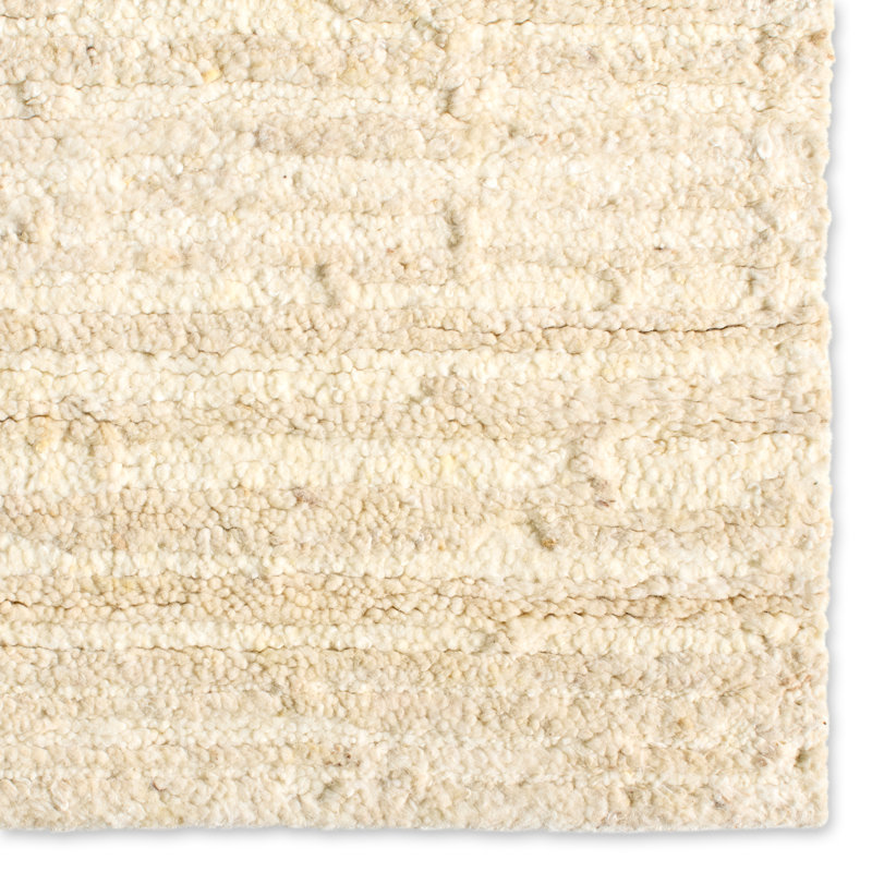Handmade Wool Striped Area Rug, Rectangle 9' x 12'