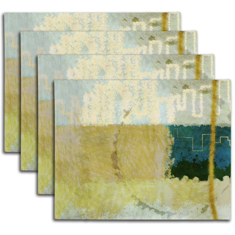 Polyester Abstract Rectangle Placemat