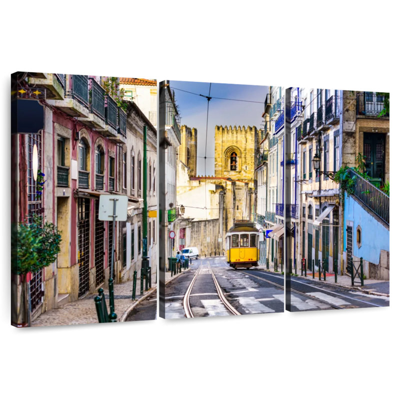 Sireci Old Lisbon Street, 20" H x 33" W