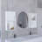 2-Pc Wall-Mounted Bathroom Medicine Cabinet with Open and Closed Storage-1986031873