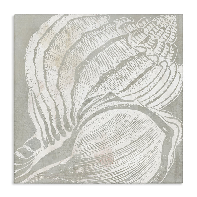 «Beige Conch» par Carol Robinson, H 17 po x l 17 po