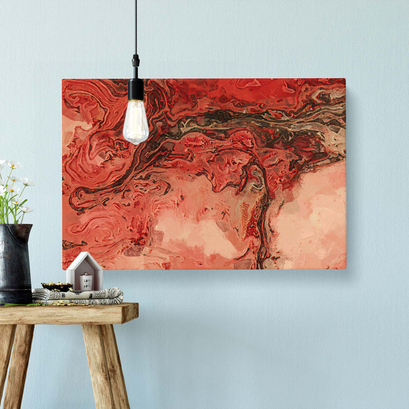 Lets Walk Away In Abstract - Wrapped Canvas, 35cm H x 50cm W x 3cm D