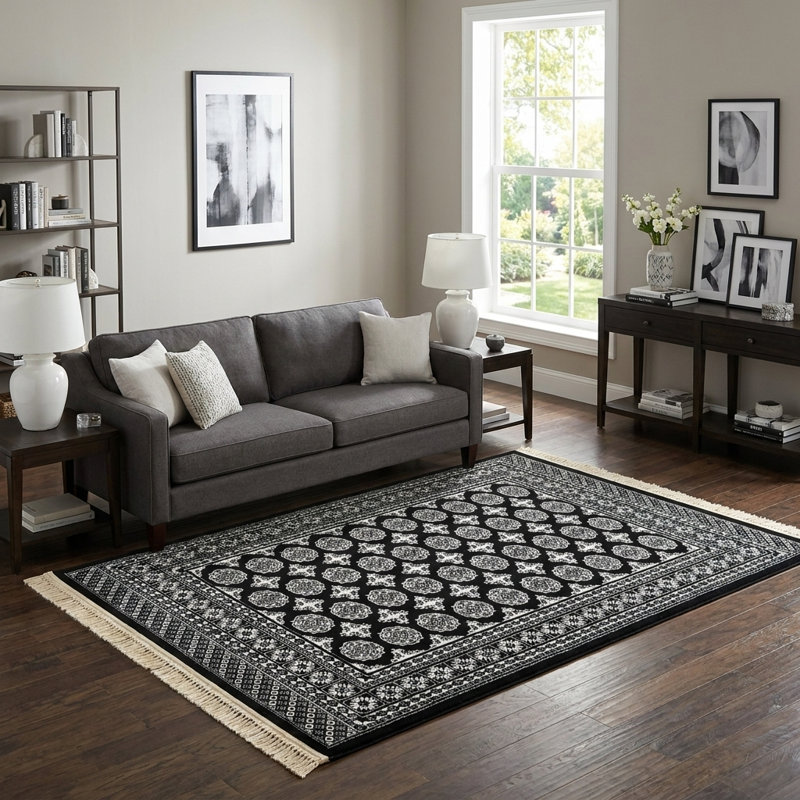  Balikh Tekke Rug, Rectangle 4'1" x 6'1"