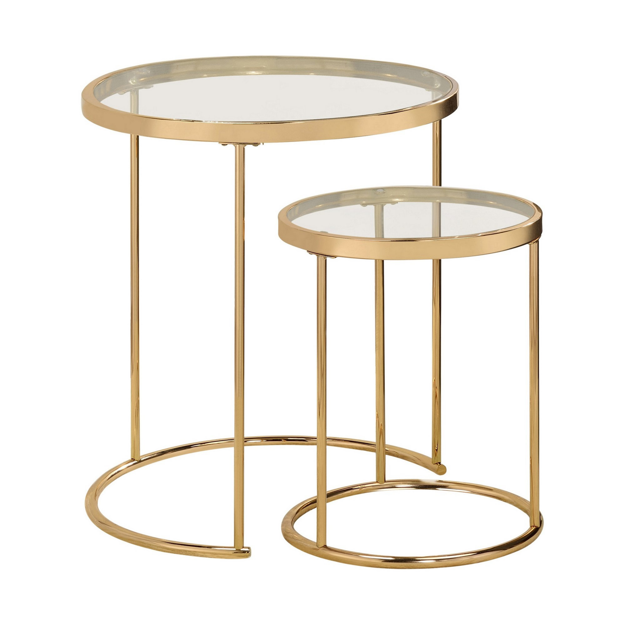 Mercer41 Darlin Glass Tray Top Nesting Tables Wayfair