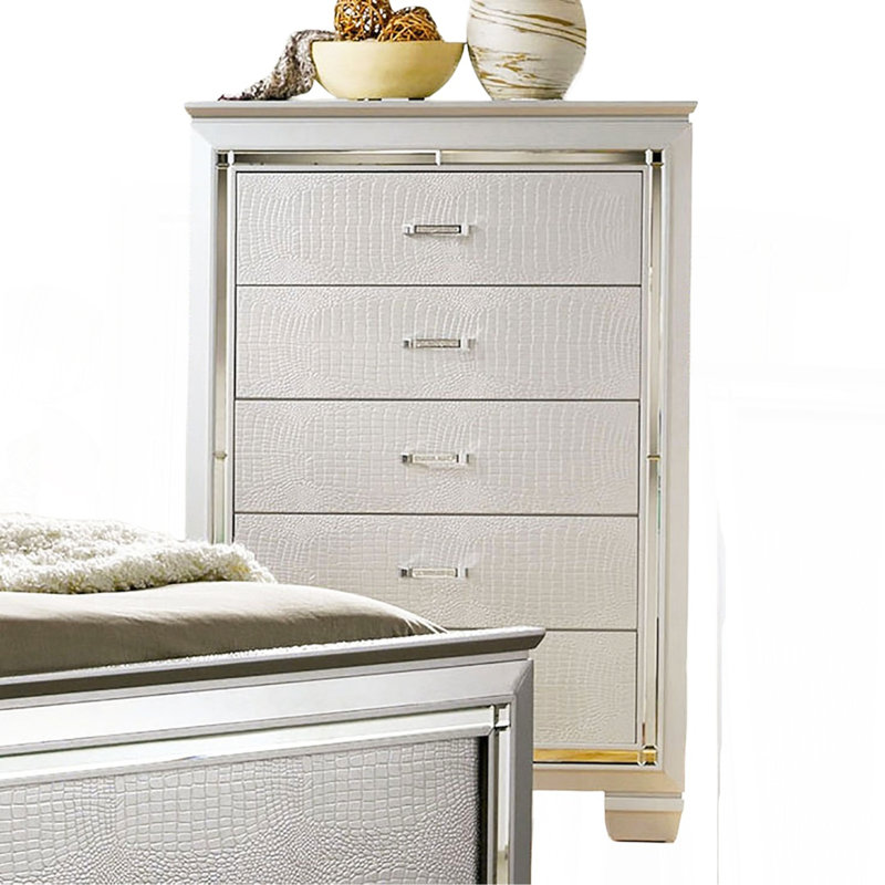 Mobilier de chambre à coucher 1pc, Argent