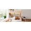 Lit superposé de style château avec 2 tiroirs, tablette et DEL-1781557595-1781557594