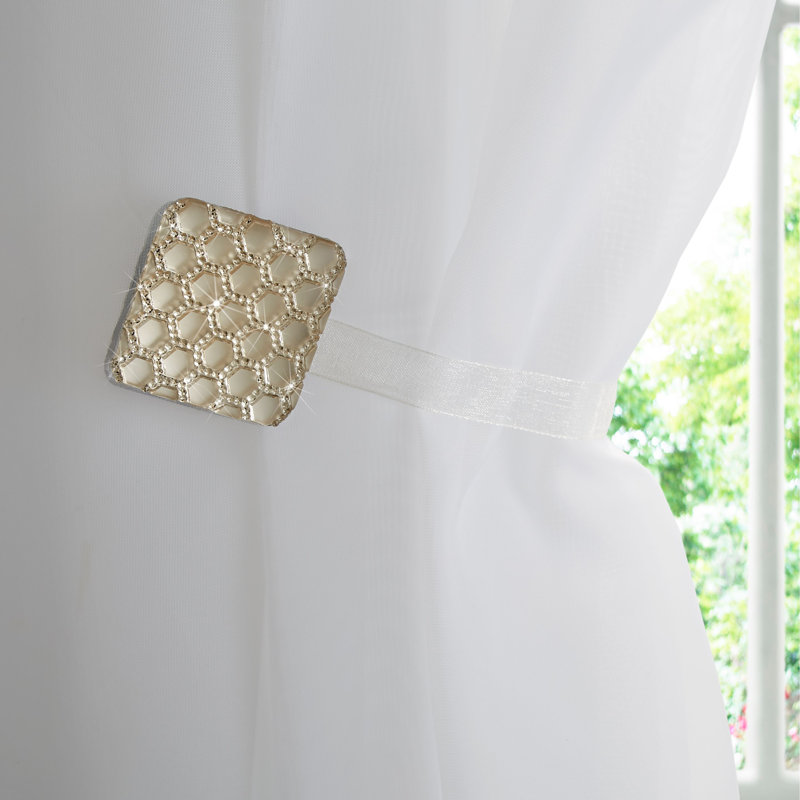 Larkin 4cm Curtain Holdback/Tieback, Cream