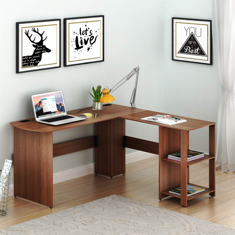 Bureau de direction en L Chelsay, Noyer, Noyer