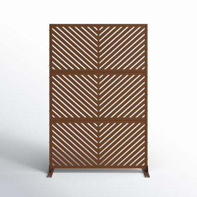 Harmon 4 ft. W Laser Cut Metal Privacy Screen by AllModern