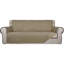 Housse de canapé matelassée réversible, protection imperméable avec fixations antidérapantes et sangles élastiques, housse lavable pour meubles pour animaux