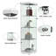 Vitrine à 4 niveaux avec porte verrouillable Jillion-88239466