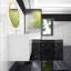 Meuble-lavabo mural simple l 29,5 po x P 19,6 po x H 21,75 po Prashant-77133262