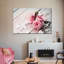 «Lovely Pink Roses», reproduction sur toile tendue-1862659997