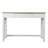 Writing Desk - Creamy White With Natural Desktop, Trellis Legs, Center Organization Drawer, 43x21x30 In, 58 Lb Desktop Trim, Drawer Organization, , 21"x30"x43", 58lb