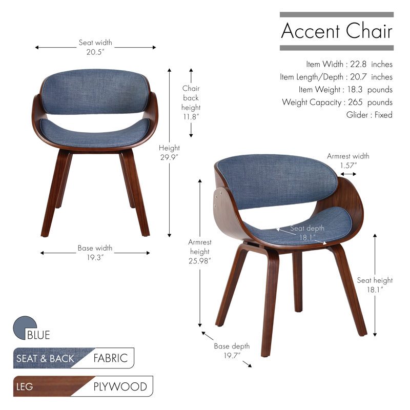 Toledo Side Chair, Blue