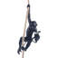 Luminaire suspendu Monkey Chandelier en résine et corde de chanvre