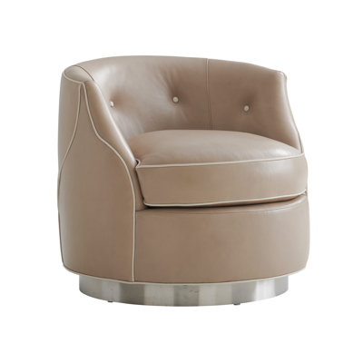 Avondale Robertson Leather Swivel Chair