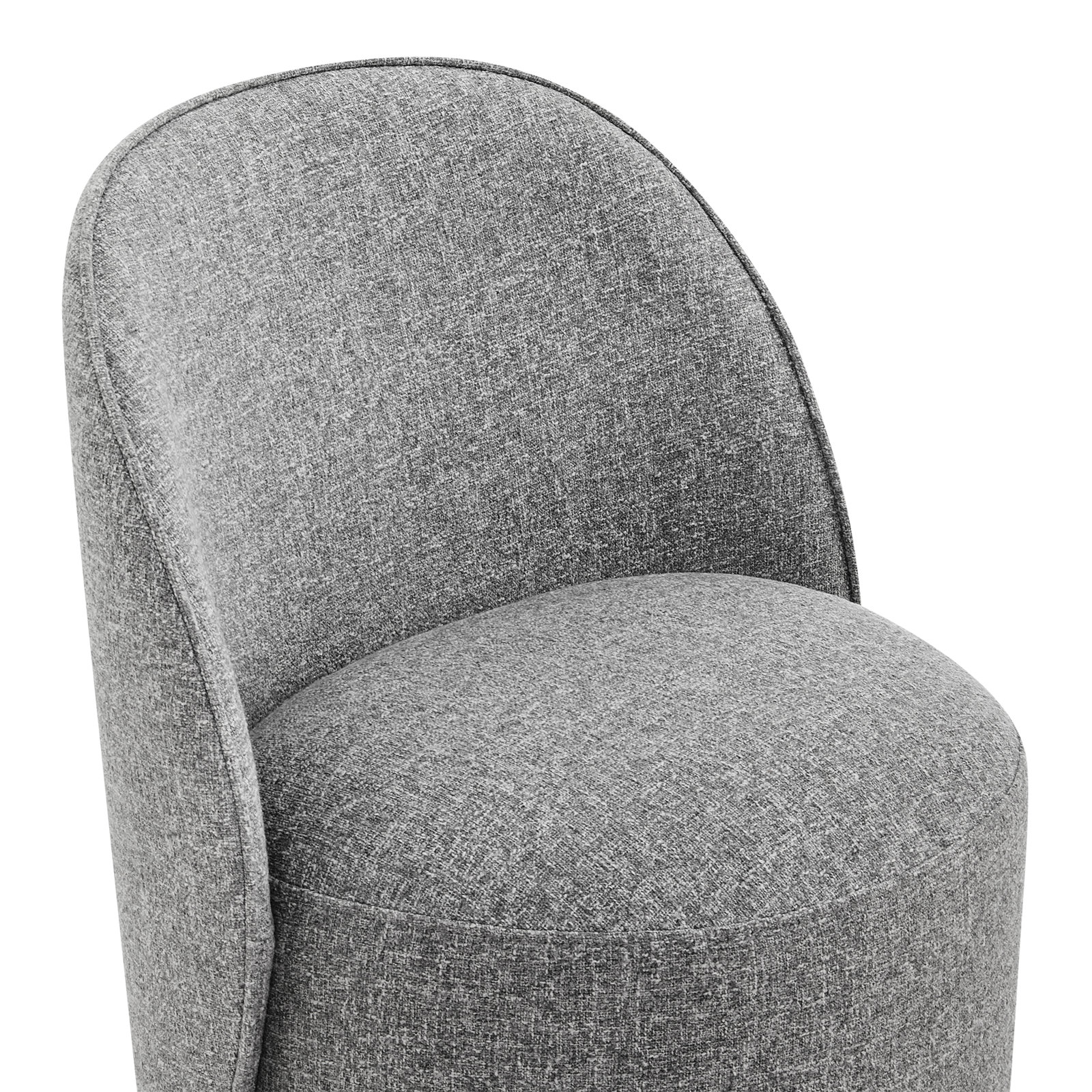 Lola Pine Dining Chair, Polyester Nathan Gray