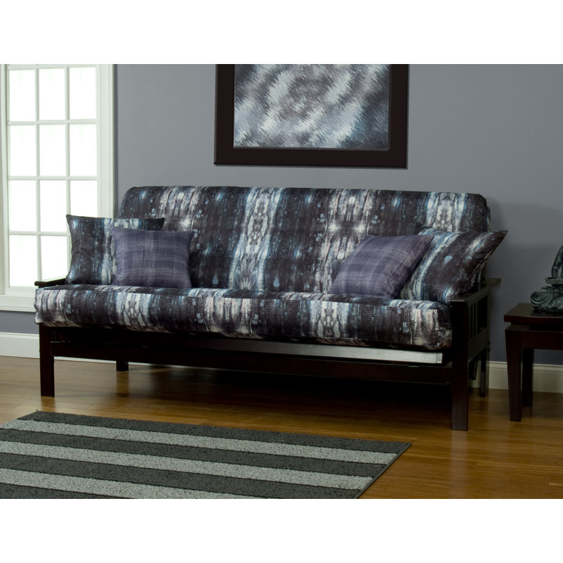 Housse pour futon coussin de boîte à fermeture éclair Madalyn, x P 2 pi 7 po Double
