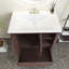 Meuble-lavabo simple 30 po avec plateau en céramique Cheris-167818180