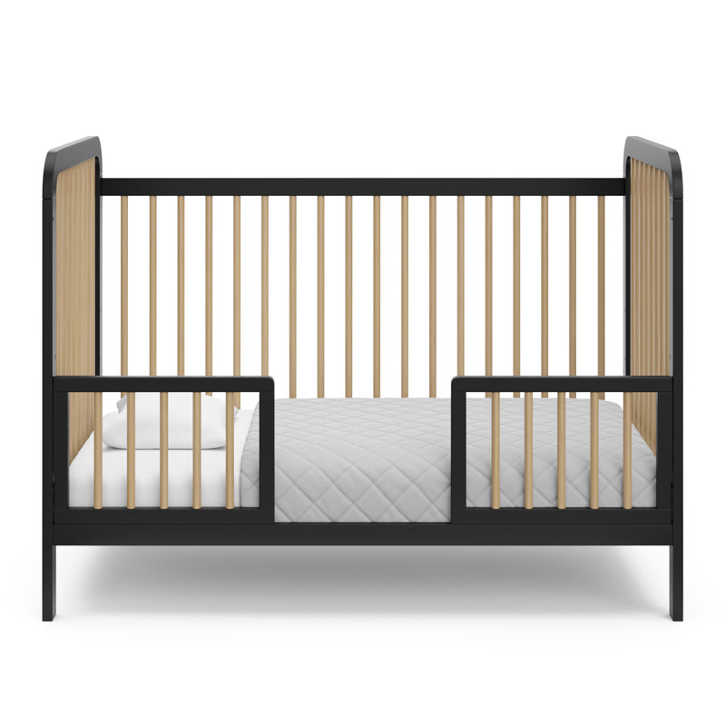 Ensemble de barrière de sécurité pour tout-petit, Noir / bois flottant