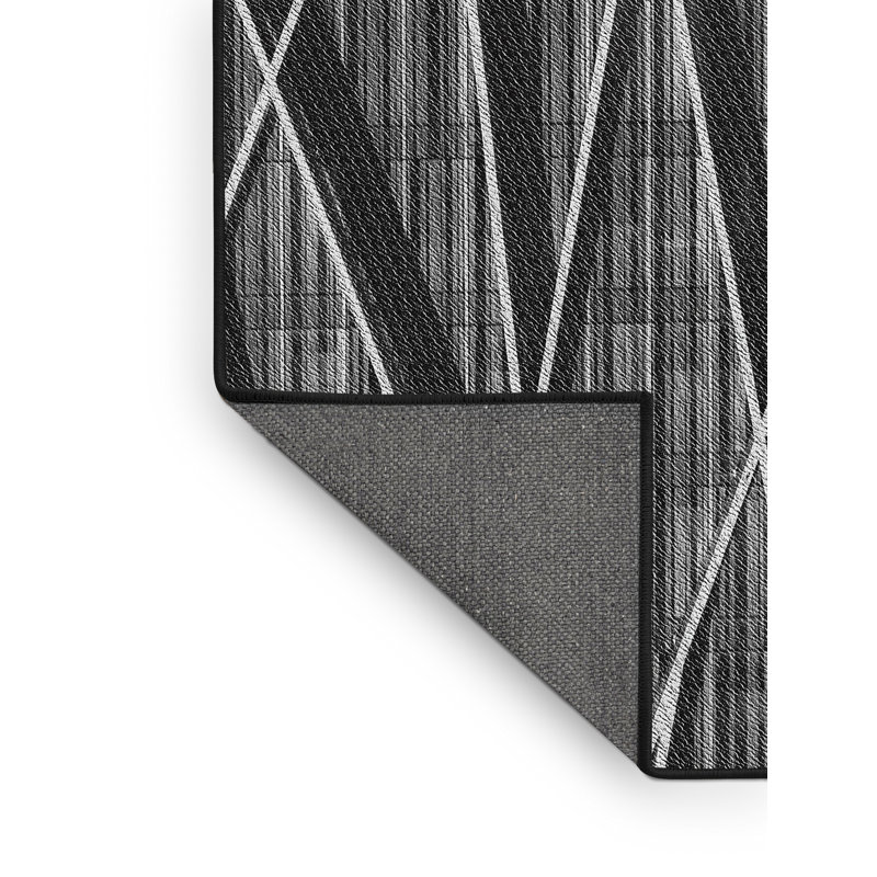 Tapis géométrique gris, Rectangle 5 pi x 7 pi