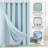 Rawley Shower Curtain With Liner Sets Modern Waffle Weave Shower Curtain for Bathroom With Mesh Top Window-208492832