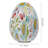 Sanan 5.8" Artistic Floral Egg Decoration