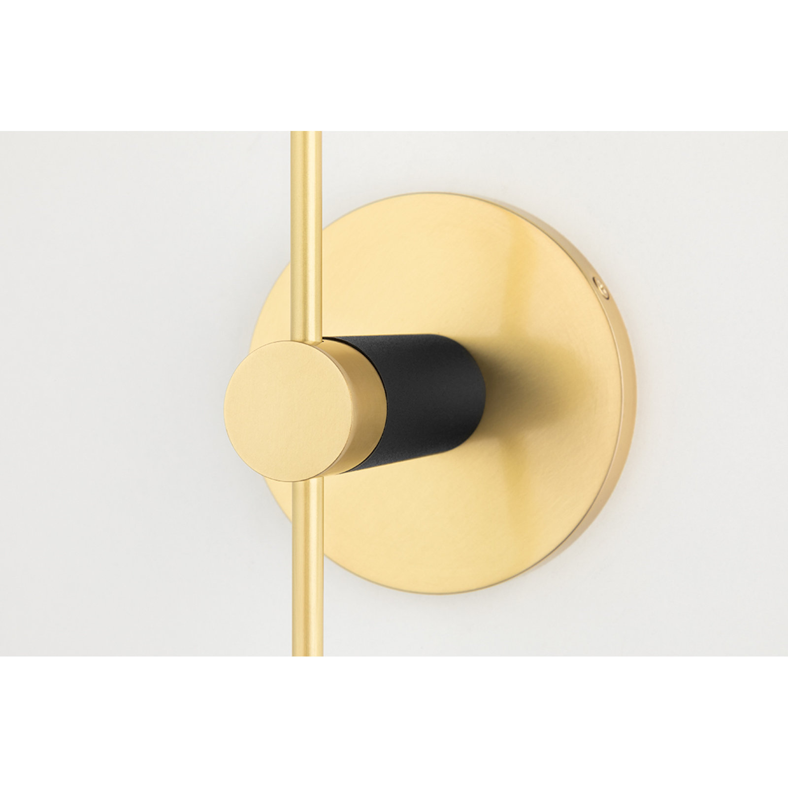 Christopher 2 Light Dimmable Armed Sconce, Aged Brass