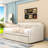 Upholstered Daybed with Trundle