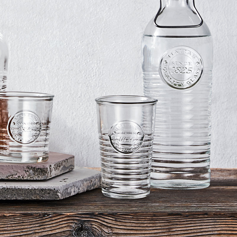 Officina1825 Cooler Drinking Glasses, 11 oz
