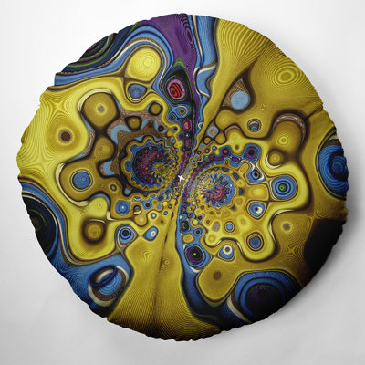 Abstract Reversible Throw Pillow