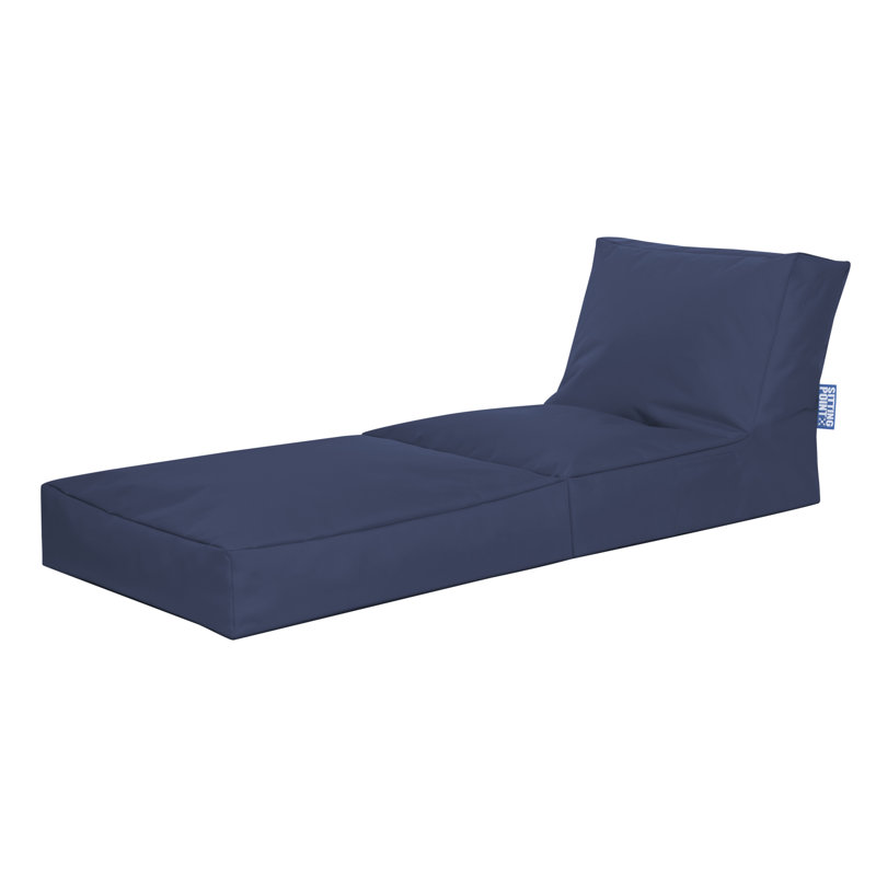 Polyester Bean Bag Chair & Lounger, Navy