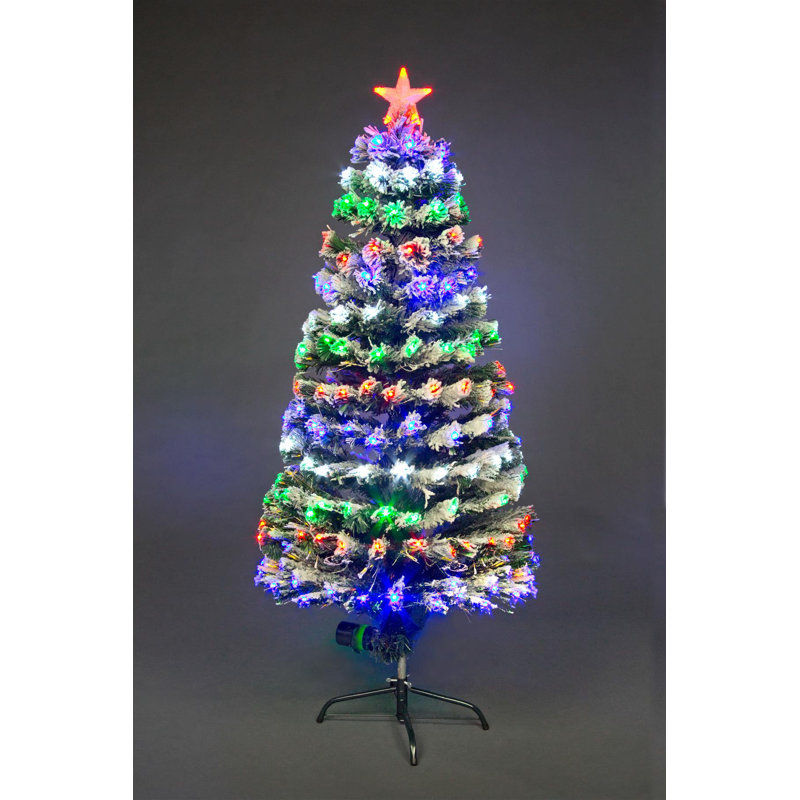 Lighted Artificial Christmas Tree, 6 ft.