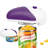 Electric Can Opener,Automatic Can Opener,Hands Free/Smooth Edge/Battery Operated/Portable One Touch Opener,Electric Can Openers For Kitchen Present For Seniors With Arthritis (Purple)