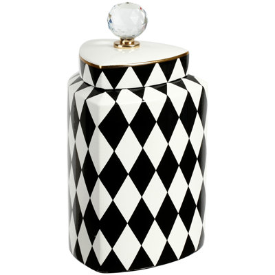 Home 9" Ceramic Jar